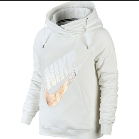 gold nike sweatshirt